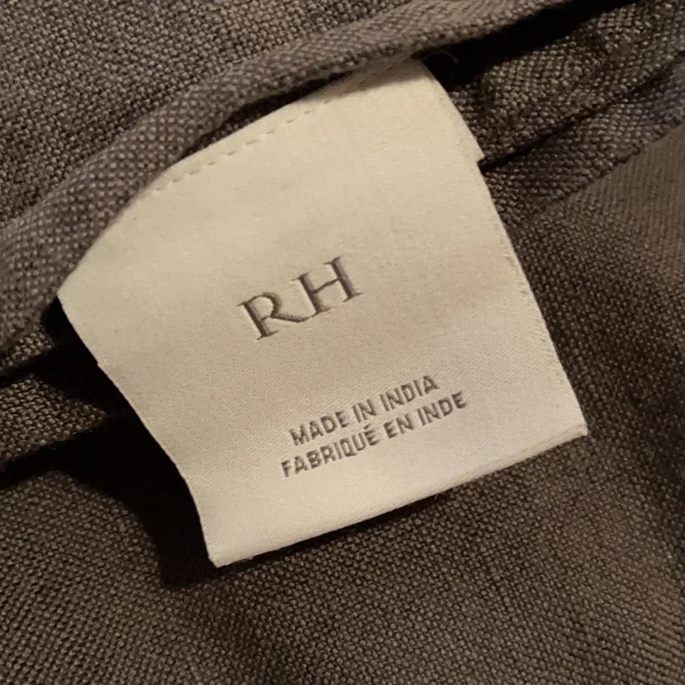 Restoration Hardware Textured Linen Drapes